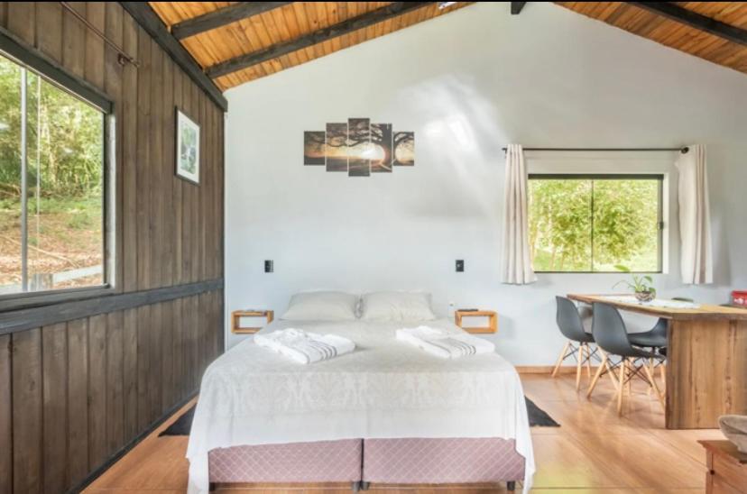 Cabana Sassafras Com Hidromassagem Алфреду-Вагнер Экстерьер фото